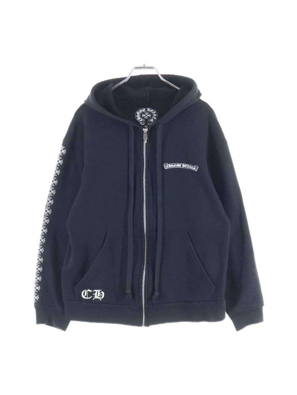 Chrome Hearts Sweatshirt HD Zip Up Hoodie Black